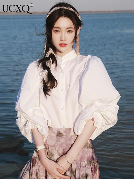 shirts ucxq vintage simple white stand neck single breasted loose puff sleeve women blouse autumn 2022 girl shirts tide 10ab2883
shirts ucxq vintage simple white stand neck single breasted loose puff sleeve women blouse autumn 2022 girl shirts tide 10ab2883