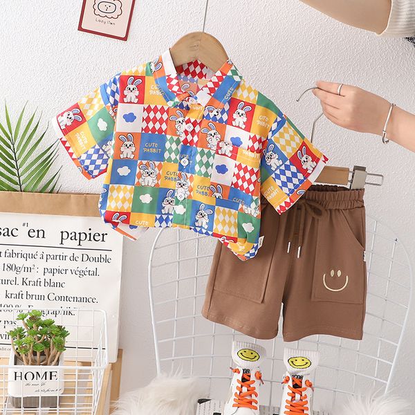 summer baby clothes suit children boys fashion print shirt shorts 2pcs/sets toddler casual clothing infant kids tracksuits suit sets, White
summer baby clothes suit children boys fashion print shirt shorts 2pcs/sets toddler casual clothing infant kids tracksuits suit sets, White
