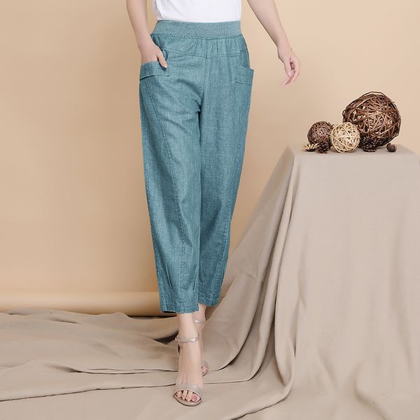 women's pants capris middle-aged lady elastic waist loose casual pants summer women linen harem pants pocket thin female trousers 23041, Black;white
women's pants capris middle-aged lady elastic waist loose casual pants summer women linen harem pants pocket thin female trousers 23041, Black;white