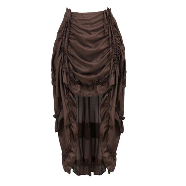 dresses women steampunk gothic irregular ruffles pirate skirt asymmetrical pleated high low dancing skirts plus size halloween costumes, White;black
dresses women steampunk gothic irregular ruffles pirate skirt asymmetrical pleated high low dancing skirts plus size halloween costumes, White;black