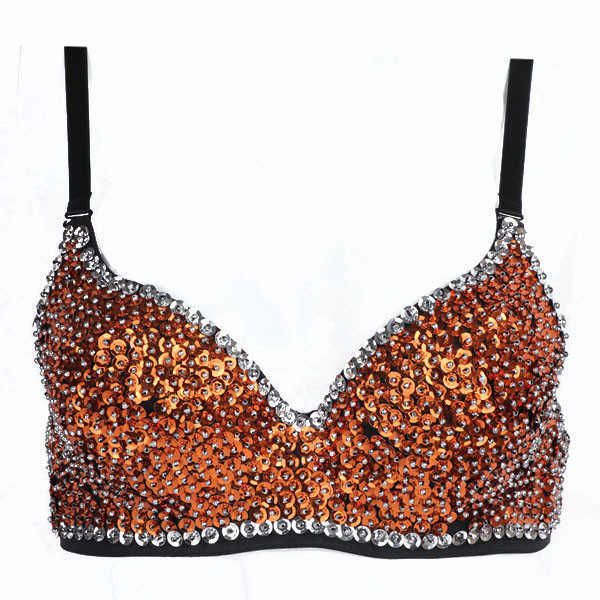 swimming high neck suit women swimwear belly dance gold sequin seamless bra, Red;black
swimming high neck suit women swimwear belly dance gold sequin seamless bra, Red;black