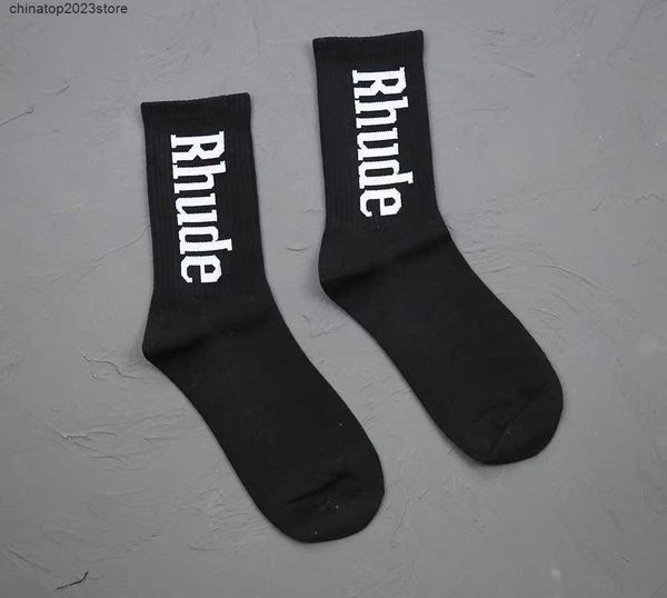 men's socks rhude simple letter cotton european american street trend men and women couple in-tube 3erit, Black
men's socks rhude simple letter cotton european american street trend men and women couple in-tube 3erit, Black