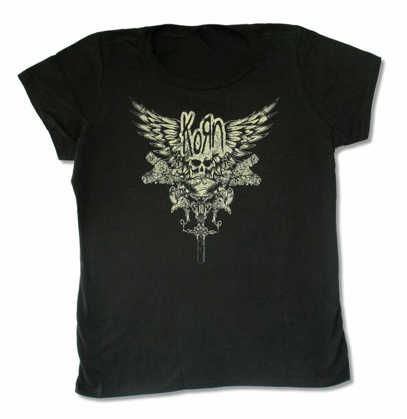 men's t-shirts korn skull wings girls juniors black t shirt band merch customize tee shirt 230418, White;black
men's t-shirts korn skull wings girls juniors black t shirt band merch customize tee shirt 230418, White;black