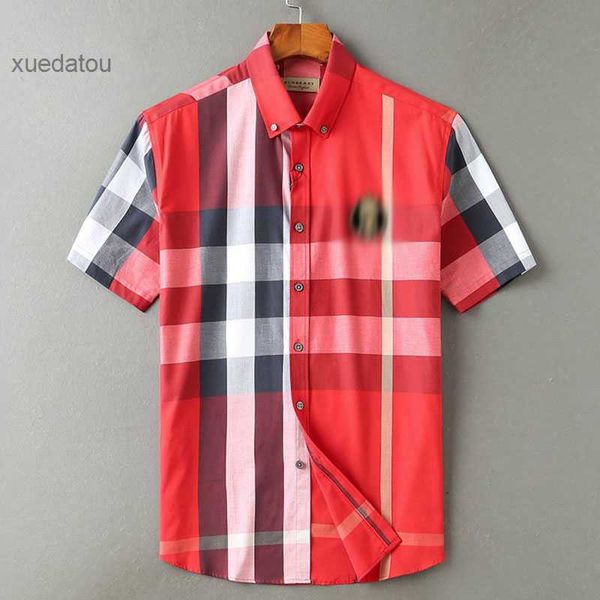 mens casual shirt burrerys mens summer short sleeved single breasted social cocktail shirt camisas de hombre fashion classic plaid shirt bml, White;black
mens casual shirt burrerys mens summer short sleeved single breasted social cocktail shirt camisas de hombre fashion classic plaid shirt bml, White;black