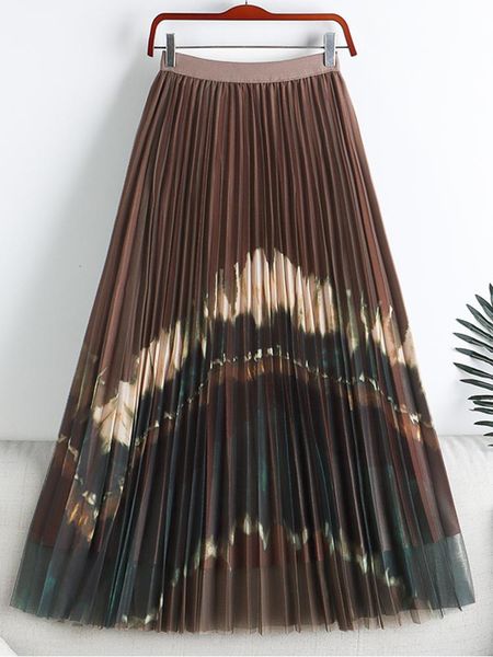 dresses tigena women tulle long skirt spring autumn vintage aesthetic print a line high waist pleated maxi mesh skirt female brown green, White;black
dresses tigena women tulle long skirt spring autumn vintage aesthetic print a line high waist pleated maxi mesh skirt female brown green, White;black