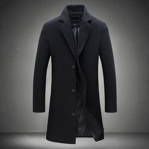 men's trench coats spring and autumn 2023 long solid color single breasted windbreaker fabric large casual style coat wear 230417, Tan;black
men's trench coats spring and autumn 2023 long solid color single breasted windbreaker fabric large casual style coat wear 230417, Tan;black
