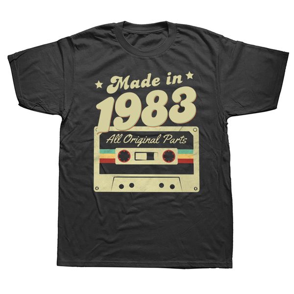 men's t-shirts funny vintage made in 1983 t shirt 40th birthday graphic cotton streetwear short sleeve birthday gifts summer style t-sh, White;black
men's t-shirts funny vintage made in 1983 t shirt 40th birthday graphic cotton streetwear short sleeve birthday gifts summer style t-sh, White;black