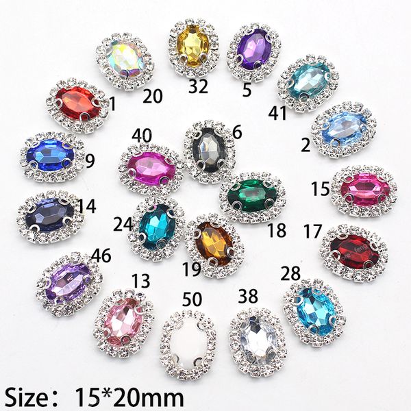 silver 4 holes 10pcs/lot oval shiny rhinestone buttons crystal wedding decoration hair accessories clothing hand-sewn 15*20mm jewelry making, Blue;slivery
silver 4 holes 10pcs/lot oval shiny rhinestone buttons crystal wedding decoration hair accessories clothing hand-sewn 15*20mm jewelry making, Blue;slivery