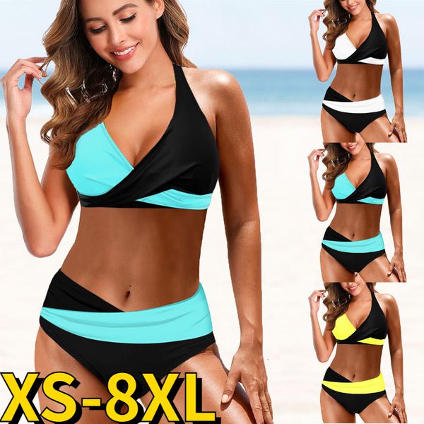 women's swimwear women's high waist swimsuit fashion design printing swimsuit two piece set bikini set summer fashion comfort beac, White;black
women's swimwear women's high waist swimsuit fashion design printing swimsuit two piece set bikini set summer fashion comfort beac, White;black