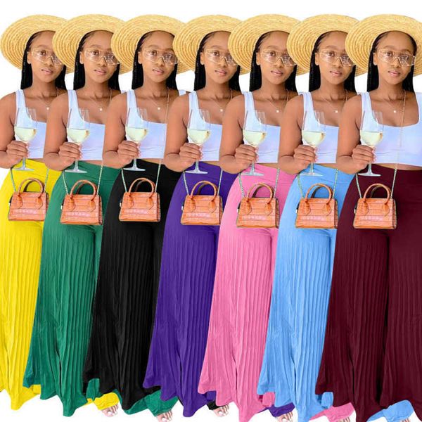 womens designer clothing casual fashion solid pants fake dress high temperature shaping crimped wide leg 2-layer pants 7 colors, Black;white
womens designer clothing casual fashion solid pants fake dress high temperature shaping crimped wide leg 2-layer pants 7 colors, Black;white