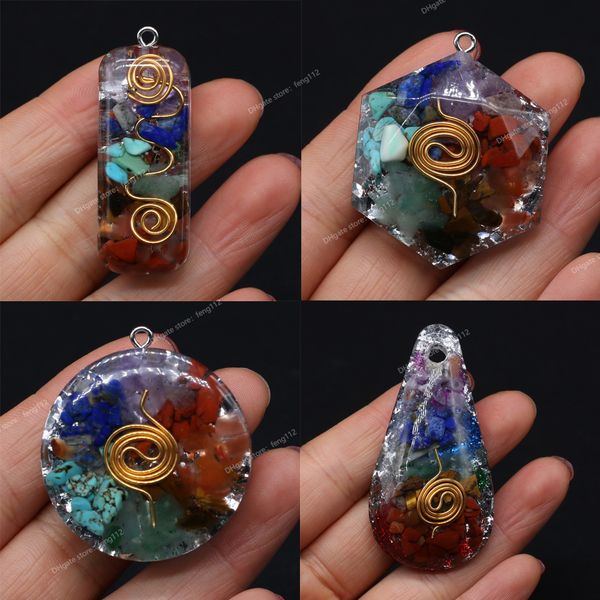 natural chakra orgone stone pendant 7 chakras energy crystal necklace amulet for jewelry making diy women necklace gifts fashion jewelrypend, Silver
natural chakra orgone stone pendant 7 chakras energy crystal necklace amulet for jewelry making diy women necklace gifts fashion jewelrypend, Silver