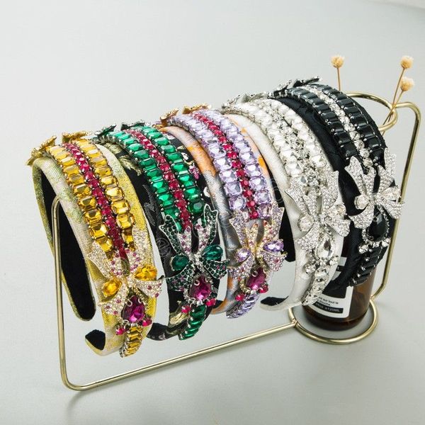 luxury rhinestone bow headbands fashion hair accessories for women party embroidery hair band girl headwear, Silver
luxury rhinestone bow headbands fashion hair accessories for women party embroidery hair band girl headwear, Silver