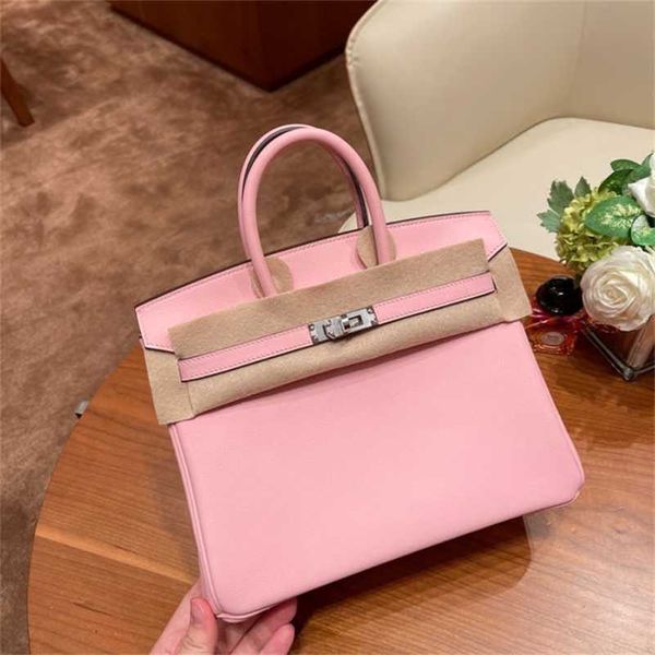 family h bag leather birkins tote designer home high-end wax line handmade brand genuine birkin25 milk shake powder silver buckle women'
family h bag leather birkins tote designer home high-end wax line handmade brand genuine birkin25 milk shake powder silver buckle women'