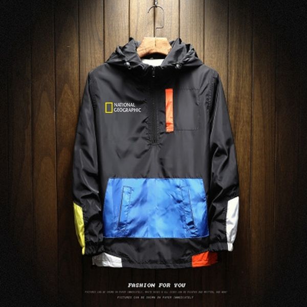men's jackets 2023 mens spring autumn zipper casual hooded bomber jakcet fashion patchwork windbreaker men coat clothing 230418, Black;brown
men's jackets 2023 mens spring autumn zipper casual hooded bomber jakcet fashion patchwork windbreaker men coat clothing 230418, Black;brown