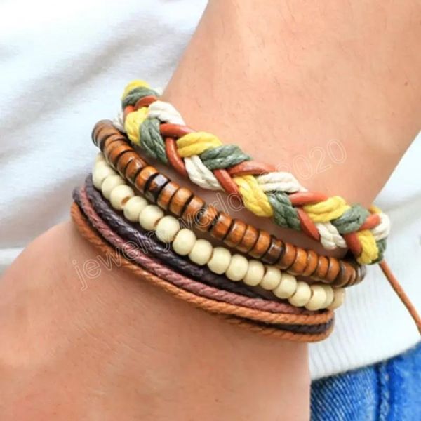 handmade rope braided multilayer beaded charm bracelet set for men adjustable bangle party club decor jewelry, Golden;silver
handmade rope braided multilayer beaded charm bracelet set for men adjustable bangle party club decor jewelry, Golden;silver