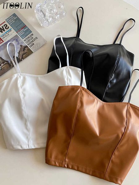 women's tanks camis toolin women pu leather camis underwear padded bra y2k crop elastic lace at back tank for women streetwear j2304, White
women's tanks camis toolin women pu leather camis underwear padded bra y2k crop elastic lace at back tank for women streetwear j2304, White