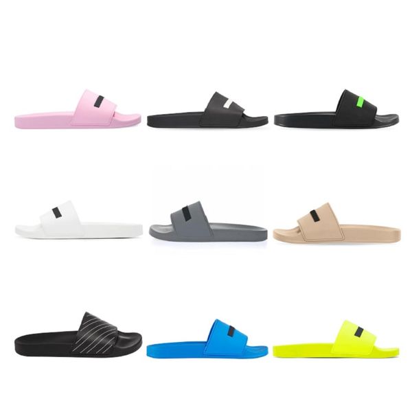 men women designer slippers summer pool slides black fluo green white cool grey beige blue pink yellow mens rubber sandals paris shoes size
men women designer slippers summer pool slides black fluo green white cool grey beige blue pink yellow mens rubber sandals paris shoes size