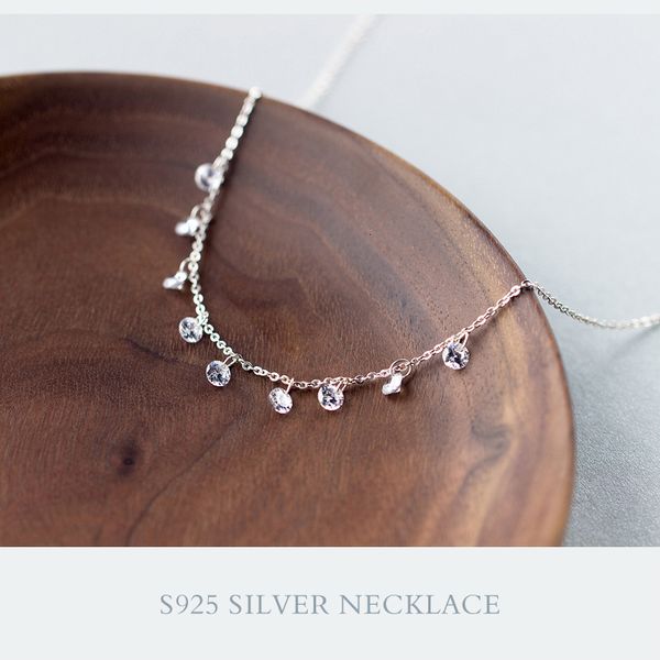 strands strings modian luxury paved round cz link chain necklace female brand short metal necklaces 925 sterling silver wedding jewelry 2304, Black
strands strings modian luxury paved round cz link chain necklace female brand short metal necklaces 925 sterling silver wedding jewelry 2304, Black