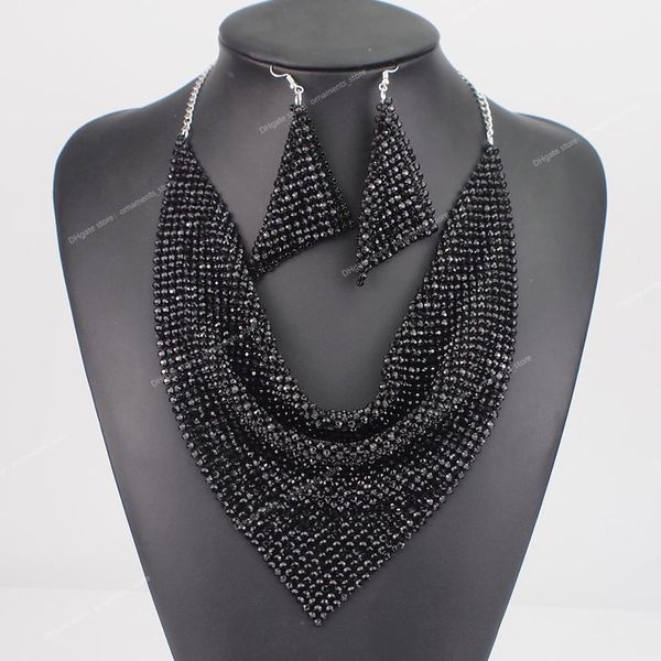 indian jewelry set shining rhinestone metal slice bib choker necklaces earrings party wedding fashion jewelry sets fashion jewelryjewelry se, Silver
indian jewelry set shining rhinestone metal slice bib choker necklaces earrings party wedding fashion jewelry sets fashion jewelryjewelry se, Silver