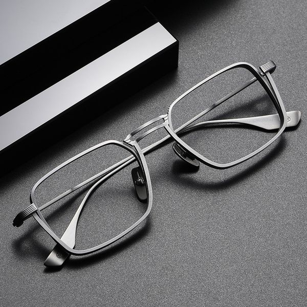 same pure titanium eyeglass frame for men and women, same business large frame glasses for men and women, popular small red book, versatile, Silver
same pure titanium eyeglass frame for men and women, same business large frame glasses for men and women, popular small red book, versatile, Silver