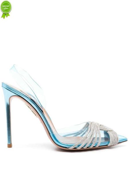 designer sandals shoes aquazzura perfect gatsby sling-back pumps italy crystal party shoes transparent pvc sandals, Black
designer sandals shoes aquazzura perfect gatsby sling-back pumps italy crystal party shoes transparent pvc sandals, Black