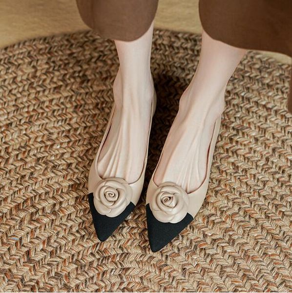 korean style mixcolor fashion flower flats women single shoes 2023 lady office shoes, Black
korean style mixcolor fashion flower flats women single shoes 2023 lady office shoes, Black