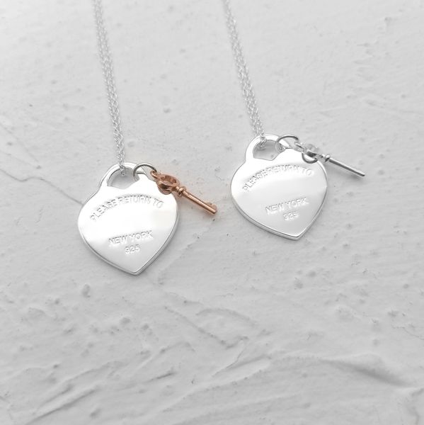 return to new york heart key pendant necklace original 925 silver love necklaces charm women diy designer jewelry for ladies and girls party
return to new york heart key pendant necklace original 925 silver love necklaces charm women diy designer jewelry for ladies and girls party