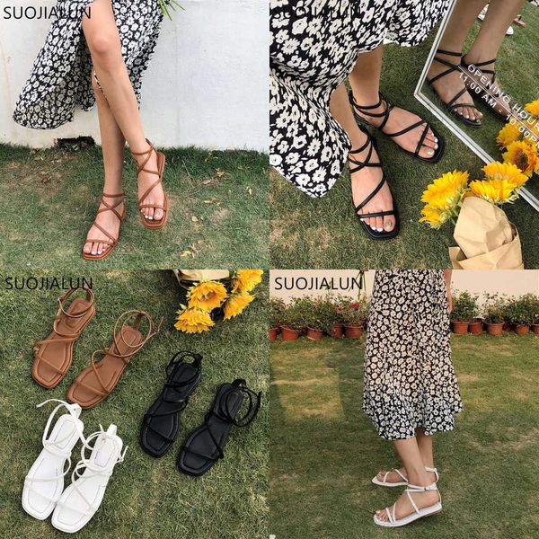 sandals new fashion women sandals flat heel narrow band back strap summer gladiator shoes ladies casual beach slides 230316, Black
sandals new fashion women sandals flat heel narrow band back strap summer gladiator shoes ladies casual beach slides 230316, Black