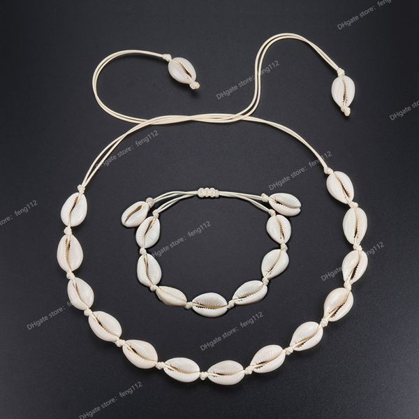 european style natural white seashell bracelet necklace hand-woven women jewelry creative conch shells accessories wholesale fashion jewelry, Silver
european style natural white seashell bracelet necklace hand-woven women jewelry creative conch shells accessories wholesale fashion jewelry, Silver