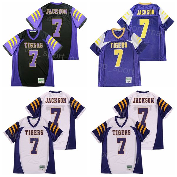 high school football 7 lamar jackson jersey boynton beach tigers men moive black purple white team color away all stitched sport breathable
high school football 7 lamar jackson jersey boynton beach tigers men moive black purple white team color away all stitched sport breathable