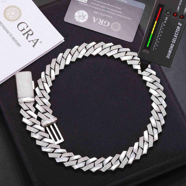 18mm handmade setting shell cuban link chain pass diamond tester 925 sterling silver vvs moissanite iced out cuban necklace
18mm handmade setting shell cuban link chain pass diamond tester 925 sterling silver vvs moissanite iced out cuban necklace