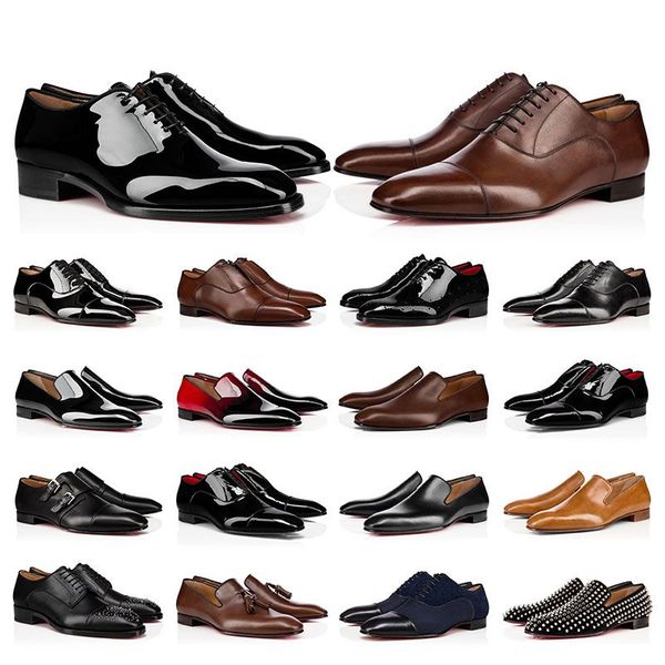 size 39-47 mens dress shoes casual luxury designers genuine leather rivets patent leather red shoe flat gradient men outdoor business party, Black
size 39-47 mens dress shoes casual luxury designers genuine leather rivets patent leather red shoe flat gradient men outdoor business party, Black