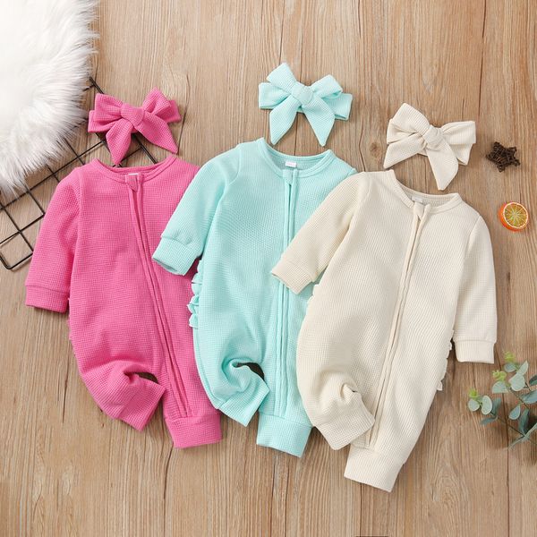 rompers citgeett autumn solid infant baby girls boys long sleeve romper bow headband sweet style ruffle princess spring costume suit 230418, Blue
rompers citgeett autumn solid infant baby girls boys long sleeve romper bow headband sweet style ruffle princess spring costume suit 230418, Blue