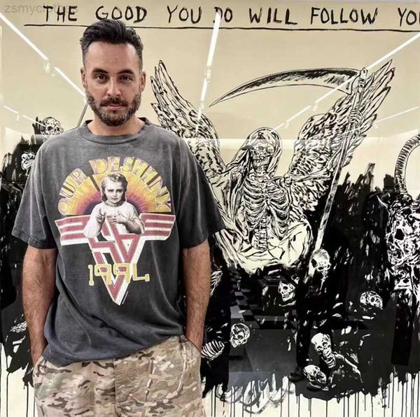 men's t-shirts saint michael*amr angle 23ss men women t shirt washed distress vintage hip hop high street casual oversized short sleeve, White;black
men's t-shirts saint michael*amr angle 23ss men women t shirt washed distress vintage hip hop high street casual oversized short sleeve, White;black