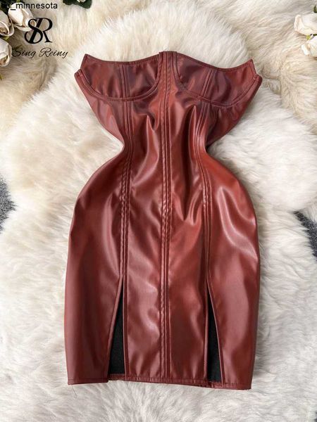 casual dresses singreiny fashion straps dress 2023 american style sleeveless backless sheath pu leather women streetwear party midi dress j2, Black;gray
casual dresses singreiny fashion straps dress 2023 american style sleeveless backless sheath pu leather women streetwear party midi dress j2, Black;gray