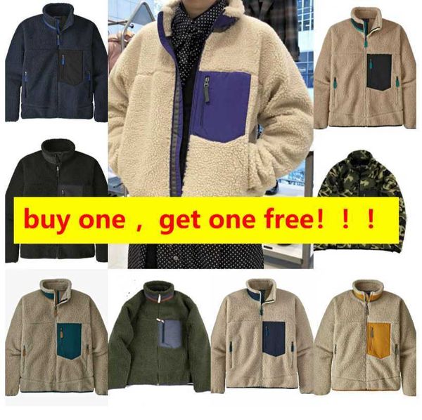 patagonias men fleece jacket classic retro mens thick warm down designer models lamb cashmere stand collar couple winter coat fs, Black;brown
patagonias men fleece jacket classic retro mens thick warm down designer models lamb cashmere stand collar couple winter coat fs, Black;brown