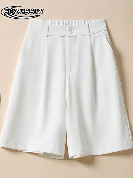 women's shorts white suit shorts women high waist oversized women's summer shorts button pockets straight shorts ladies knee-lengt, White;black
women's shorts white suit shorts women high waist oversized women's summer shorts button pockets straight shorts ladies knee-lengt, White;black