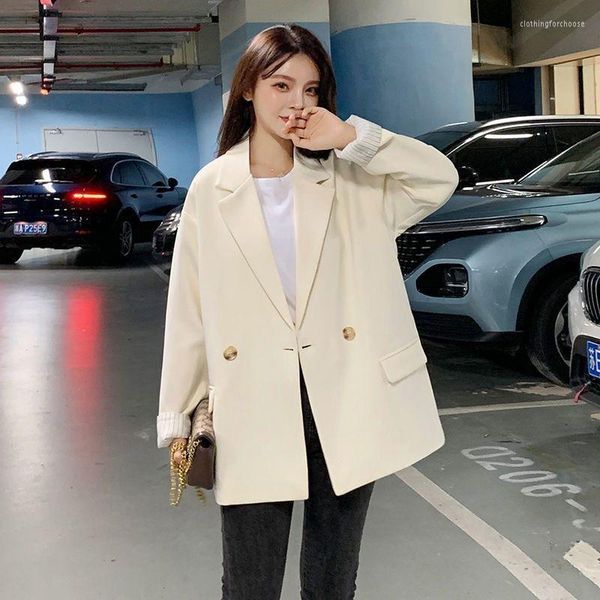 fancy woman women's suits casual blazers for women spring summer outfits loose fit coat black/beige color female and coats korean fashi, White;black
fancy woman women's suits casual blazers for women spring summer outfits loose fit coat black/beige color female and coats korean fashi, White;black