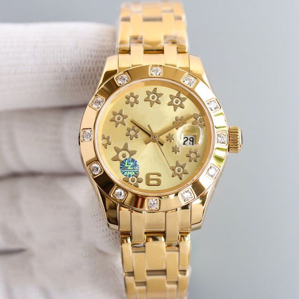 women watch automatic mechanical designer wristwatch 34mm case with diamond sapphire waterproof 904l stainless steel montre de luxe, Slivery;brown
women watch automatic mechanical designer wristwatch 34mm case with diamond sapphire waterproof 904l stainless steel montre de luxe, Slivery;brown