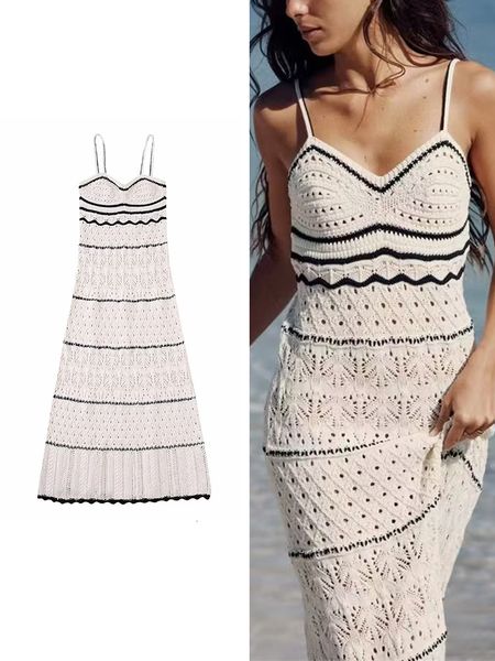 casual dresses traf summer women's beach style knitted slim fit slim strap long dress solid color knitted hollow elegant tight dress 23, Black;gray
casual dresses traf summer women's beach style knitted slim fit slim strap long dress solid color knitted hollow elegant tight dress 23, Black;gray
