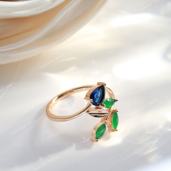 green leaf zircon rings for women copper fine jewelry fashion jewelryrings jewelry accessories, Golden;silver
green leaf zircon rings for women copper fine jewelry fashion jewelryrings jewelry accessories, Golden;silver