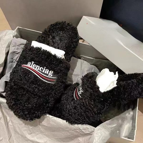 slippers paris maomao slippers female outside wear 2023 new autumn and winter embroidered alphabet lamb wool slippers cotton slippers female, Black
slippers paris maomao slippers female outside wear 2023 new autumn and winter embroidered alphabet lamb wool slippers cotton slippers female, Black