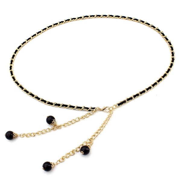 female korean fashion metal hook adjustment through the strip waist chain female fine pearl decorative dress belt
female korean fashion metal hook adjustment through the strip waist chain female fine pearl decorative dress belt