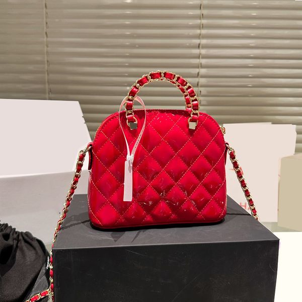 23p designer patent leather shell bags black red with hand totes gold metal hardware matelasse crossbody shoulder cosmetic case vanity handb
23p designer patent leather shell bags black red with hand totes gold metal hardware matelasse crossbody shoulder cosmetic case vanity handb