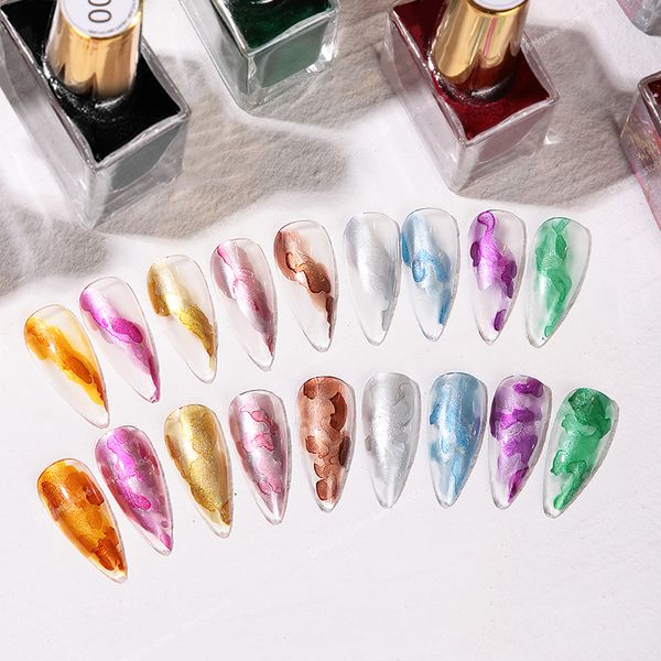 metal watercolor blooming nail polish ink nails art design natural dry gradient ink marble painting gel nail varnish nail artnail gel nail a, Red;pink
metal watercolor blooming nail polish ink nails art design natural dry gradient ink marble painting gel nail varnish nail artnail gel nail a, Red;pink