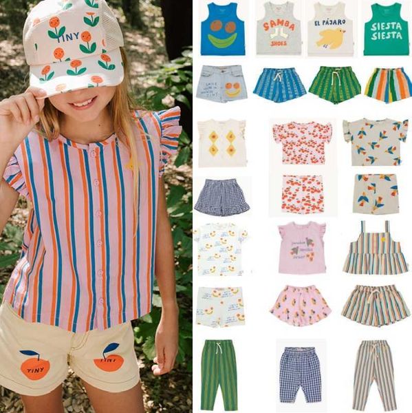 clothing sets children's short-sleeved set 2023 summer new print cute boys vest striped shorts cotton fashion girls t-shirt half skirt, White
clothing sets children's short-sleeved set 2023 summer new print cute boys vest striped shorts cotton fashion girls t-shirt half skirt, White