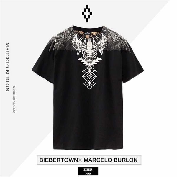 designer marcelos burlons trendy winged ethnic totem short sleeve men's t-shirt women's ins yvxo, White;black
designer marcelos burlons trendy winged ethnic totem short sleeve men's t-shirt women's ins yvxo, White;black