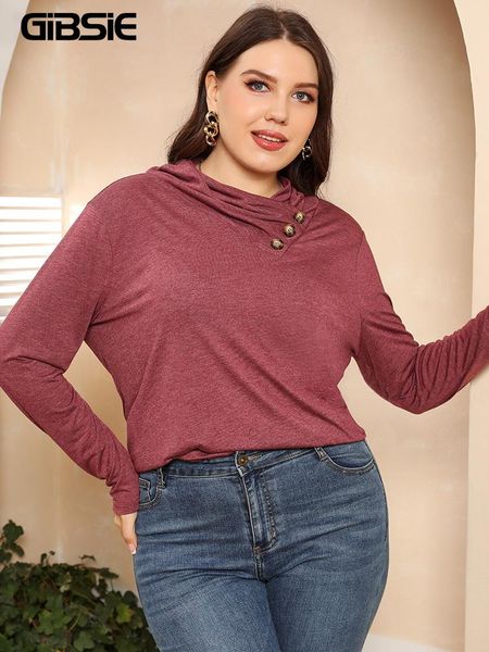 t-shirt gibsie plus size solid button women tshirt spring fall fashion long sleeve tee womens round neck casual tshirts xxxl 4xl, Black
t-shirt gibsie plus size solid button women tshirt spring fall fashion long sleeve tee womens round neck casual tshirts xxxl 4xl, Black