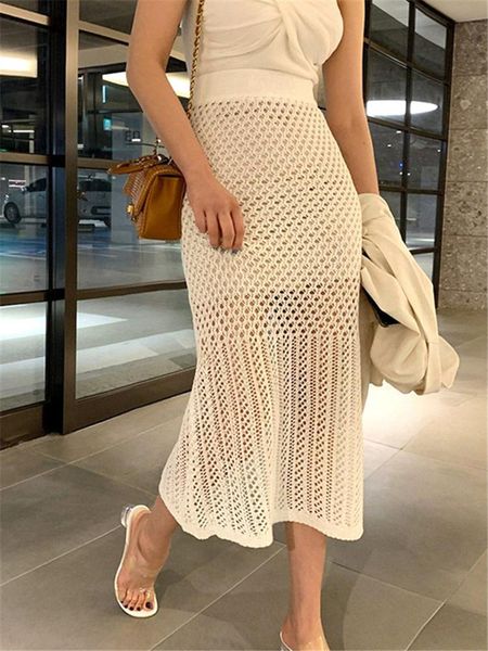 capris tossy summer hollow out knit long skirt casual wrap ladies pencil see through midi skirts 2022 bodycon korean streetwear, Black;white
capris tossy summer hollow out knit long skirt casual wrap ladies pencil see through midi skirts 2022 bodycon korean streetwear, Black;white