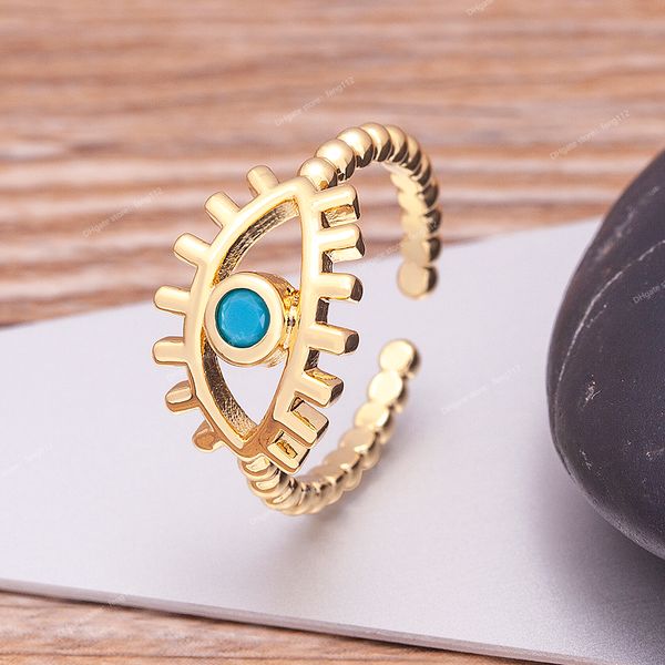 fashion bohemian lucky turkish evil eye rhinestone open rings for women vintage boho adjustable ring copper zircon party jewelry fashion jew, Golden;silver
fashion bohemian lucky turkish evil eye rhinestone open rings for women vintage boho adjustable ring copper zircon party jewelry fashion jew, Golden;silver